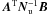 $\vec A^\mathrm T\vec N_\mathrm u^{-1}\vec B$