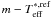 $m-T_{{\rm eff}}^{\rm *,ref}$