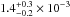 $1.4^{+0.3}_{-0.2} \times 10^{-3}$