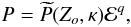 \begin{equation} % P=\widetilde{P}(Z_{o},\kappa)\mathcal{E}^{q}, \label{eq:genanisop} \end{equation}