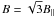 $B=\sqrt 3 B_{\|}$
