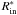 $R^{*}_{\rm in}$