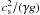 $c_{\rm s}^2/(\gamma g)$