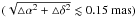$(\rm \sqrt{\bigtriangleup\alpha^{2}+ \bigtriangleup\delta^{2}}\lesssim 0.15~mas)$