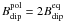 $B_{\rm dip}^{\rm pol} = 2 B_{\rm dip}^{\rm eq}$