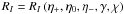 $R_I=R_I\left(\eta_+,\eta_0,\eta_-,\gamma,\chi\right)$