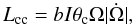 \begin{equation} L_{\rm cc}=bI\theta_{\rm c}\Omega |\dot \Omega|, \end{equation}