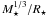$M_\star^{1/3}/R_\star$