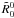 $\tilde R^{0}_0$