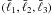 $(\bar{\ell}_1, \bar{\ell}_2, \bar{\ell}_3)$