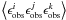 $\ba{\epsilon_{\rm obs}^i\epsilon_{\rm obs}^j\epsilon_{\rm obs}^k}$