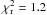 $\chi^2_{\rm r} = 1.2$
