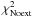 $\chi^2_{\rm Noext}$