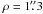 $\rho = 1\farcs3$