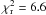 $\chi^2_{\rm r} = 6.6$