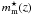 $m_{\rm m}^{\star}(z)$