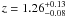 $z=1.26^{+0.13}_{-0.08}$