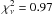 $\chi^2_{\nu}=0.97$