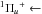 $^1 {\Pi_u}^{+} \leftarrow$
