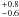 $^{+0.8}_{-0.6}$
