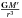 $\frac{\mathtt{\textbf{G}}M'}{r^3}$