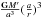 $\frac{\mathtt{\textbf{G}}M'}{a^3}(\frac{a}{r})^3$