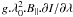 $g.\lambda_0^2 .B_\parallel .\partial I/\partial \lambda$