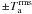 ${\pm} T_{\rm a}^{\rm rms}$