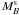 $M_B^{\rm s}$