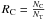 $R_{\rm C}=\frac{N_{\rm C}}{N_{\rm T}}$