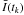 $\bar I(t_k)$