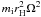 $m_{\rm i} r_{\rm H}^{2}\Omega^2$
