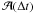 ${\cal A}(\Delta t)$