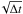 $\sqrt{\Delta t}$