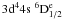 $3{\rm d}^4 4{\rm s} \; ^6{\rm D}^{\rm e}_{1/2} $