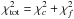 $\chi_{\rm tot}^2 = \chi_c^2 + \chi_{f}^2$