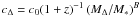 \appendix \setcounter{section}{1} $c_{\Delta} = c_0 (1+z)^{-1} \left(M_{\Delta}/M_{\ast} \right)^B$