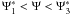 $\Psis_1<\Psi<\Psis_3$