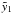 $\yc_1$