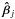 $\vec{\hat{\beta}}_{j}$