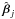 $\hat{\vec{\beta}}_{j}$