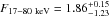 $F_{17-80~{\rm keV}}=1.86^{+0.15}_{-1.23}$