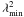 \hbox{$\lambda_{\min} ^2$}