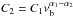 \hbox{$C_2=C_1 \nu_{\rm b}^{\alpha_1 - \alpha_2}$}