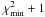 \hbox{$\chi^2_{\rm min}+1$}