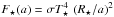 \hbox{$F_\star(a) = \sigma{}T_\star^4 \, \left(R_\star/a\right)^2$}