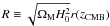 $R \equiv \sqrt{\om H_0^2} r(z_{\rm CMB})$