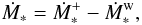 \begin{equation} \label{starform} \DMstar=\DMstarp-\DMwind, \end{equation}