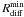\hbox{$R_{\rm diff}^{\rm min}$}