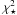 \hbox{$\chi^{2}_{\star}$}